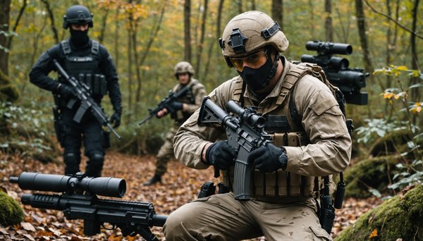 Équipez-vous pour l'airsoft : répliques et accessoires incontournables